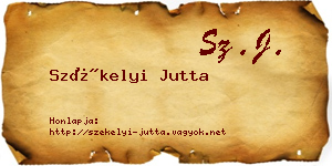 Székelyi Jutta névjegykártya